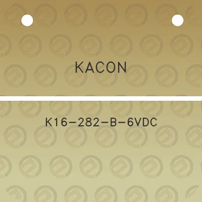 kacon-k16-282-b-6vdc