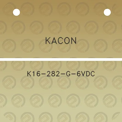 kacon-k16-282-g-6vdc