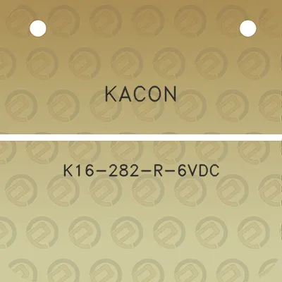 kacon-k16-282-r-6vdc