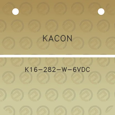 kacon-k16-282-w-6vdc