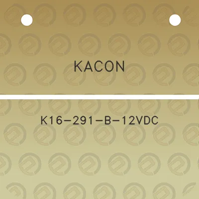 kacon-k16-291-b-12vdc