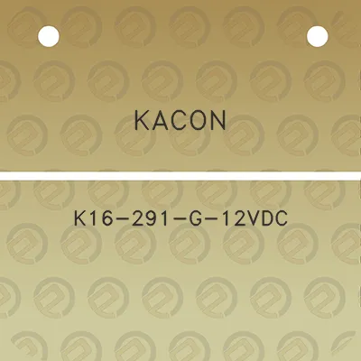 kacon-k16-291-g-12vdc