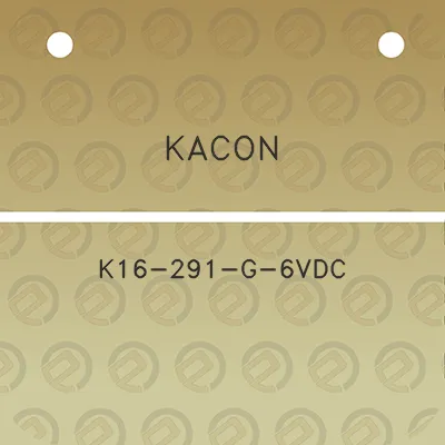 kacon-k16-291-g-6vdc