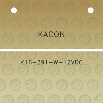 kacon-k16-291-w-12vdc