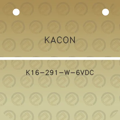 kacon-k16-291-w-6vdc