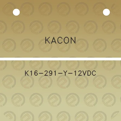 kacon-k16-291-y-12vdc