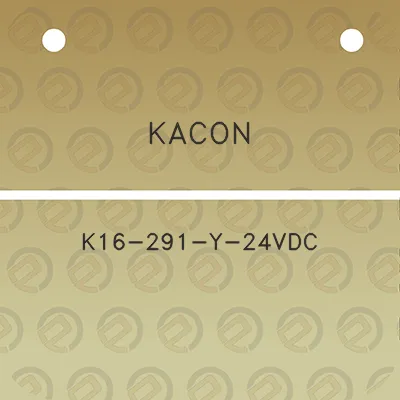 kacon-k16-291-y-24vdc