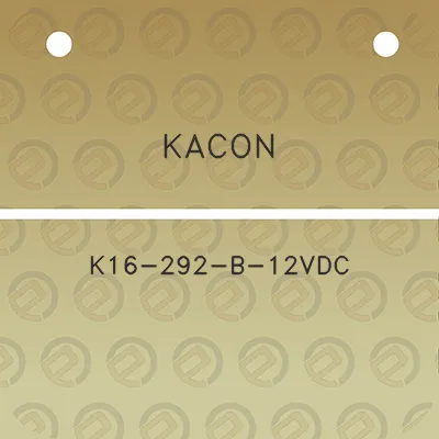 kacon-k16-292-b-12vdc