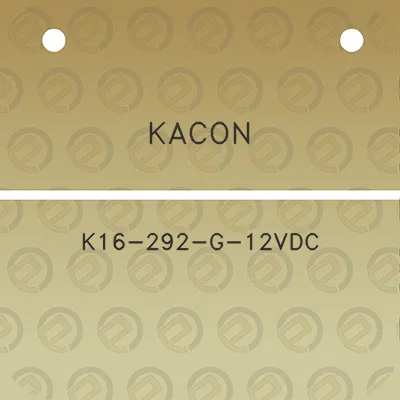 kacon-k16-292-g-12vdc