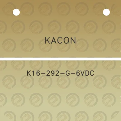 kacon-k16-292-g-6vdc