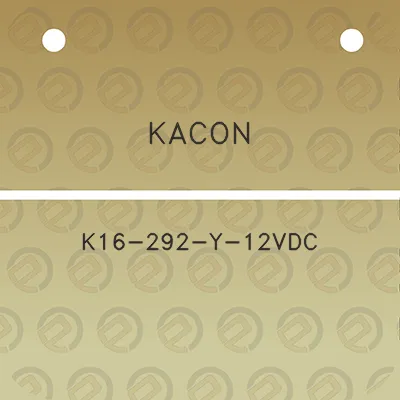 kacon-k16-292-y-12vdc