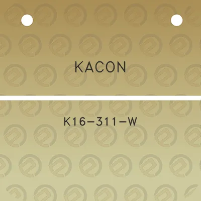 kacon-k16-311-w