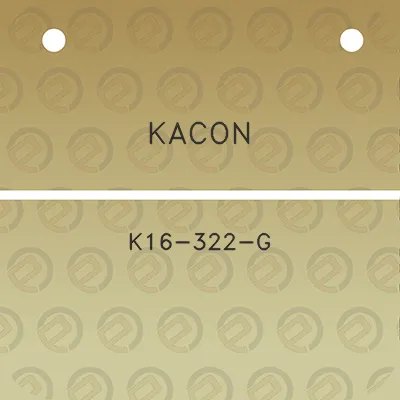 kacon-k16-322-g