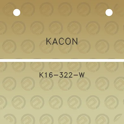 kacon-k16-322-w