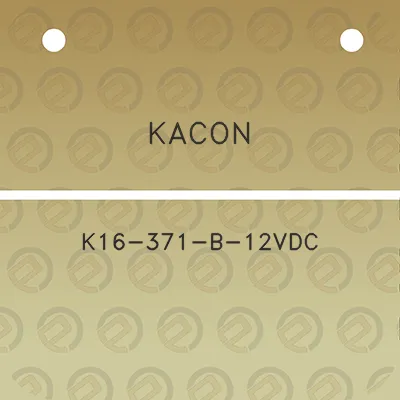 kacon-k16-371-b-12vdc