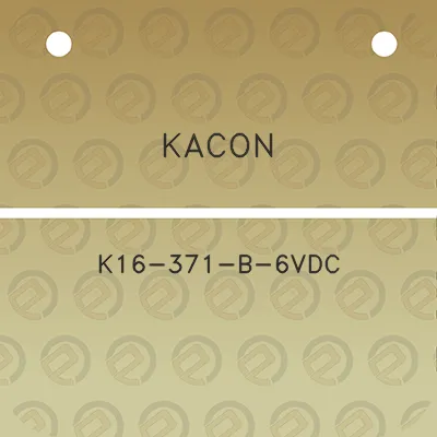 kacon-k16-371-b-6vdc