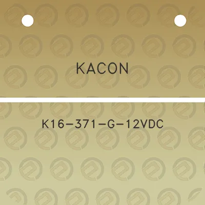 kacon-k16-371-g-12vdc