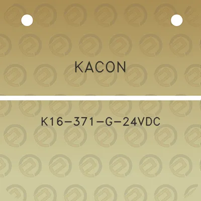 kacon-k16-371-g-24vdc