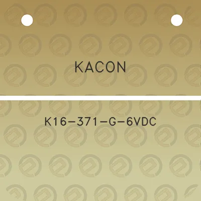 kacon-k16-371-g-6vdc