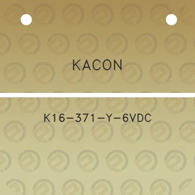 kacon-k16-371-y-6vdc