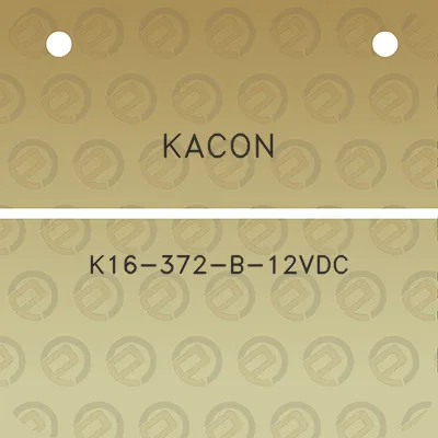 kacon-k16-372-b-12vdc