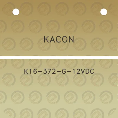 kacon-k16-372-g-12vdc