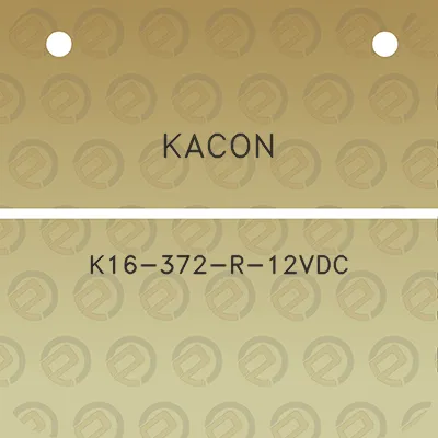 kacon-k16-372-r-12vdc