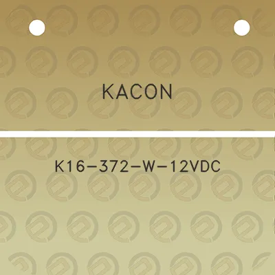 kacon-k16-372-w-12vdc