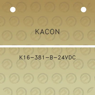 kacon-k16-381-b-24vdc