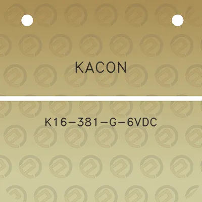 kacon-k16-381-g-6vdc