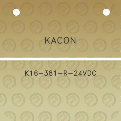 kacon-k16-381-r-24vdc