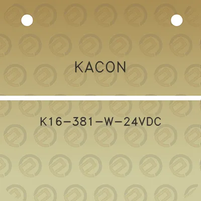 kacon-k16-381-w-24vdc