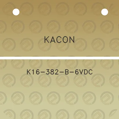 kacon-k16-382-b-6vdc