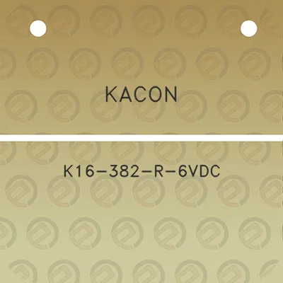 kacon-k16-382-r-6vdc