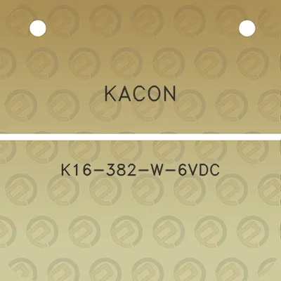 kacon-k16-382-w-6vdc