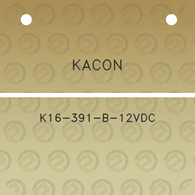 kacon-k16-391-b-12vdc