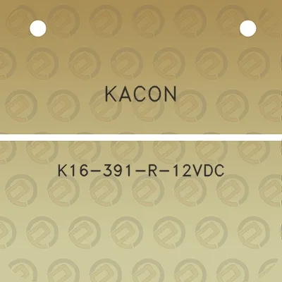 kacon-k16-391-r-12vdc