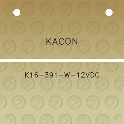 kacon-k16-391-w-12vdc