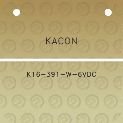 kacon-k16-391-w-6vdc