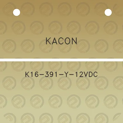 kacon-k16-391-y-12vdc