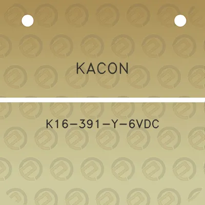 kacon-k16-391-y-6vdc