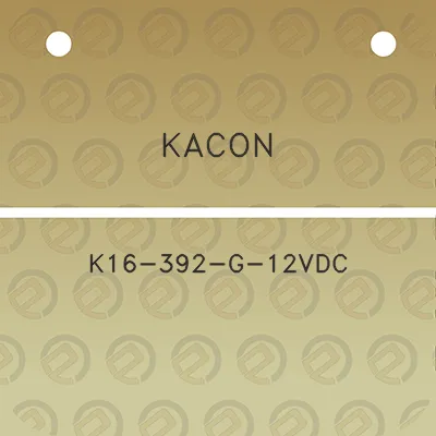 kacon-k16-392-g-12vdc