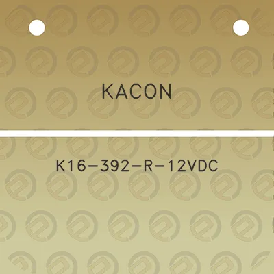 kacon-k16-392-r-12vdc