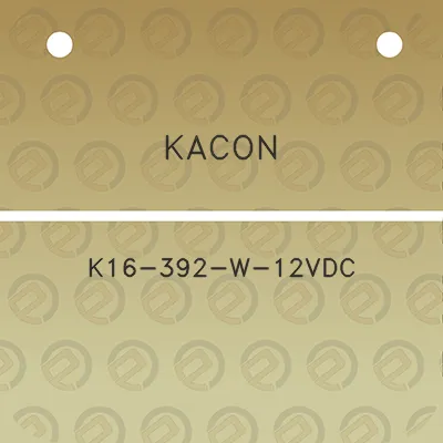 kacon-k16-392-w-12vdc