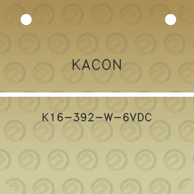 kacon-k16-392-w-6vdc