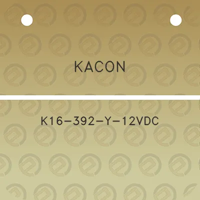 kacon-k16-392-y-12vdc