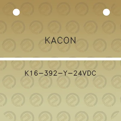 kacon-k16-392-y-24vdc