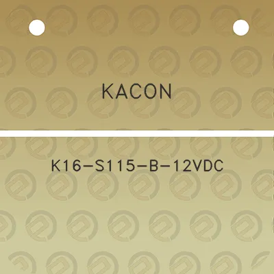 kacon-k16-s115-b-12vdc