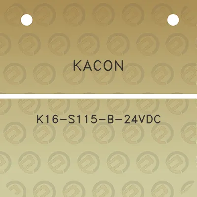 kacon-k16-s115-b-24vdc