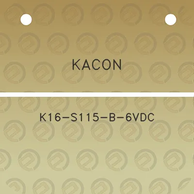 kacon-k16-s115-b-6vdc